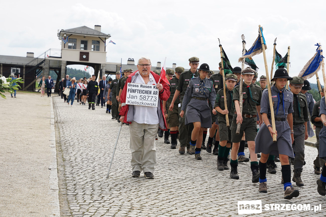 Obchody 84. rocznicy wybuchu II wojny światowej na terenie Muzeum Gross-Rosen FOTO] 